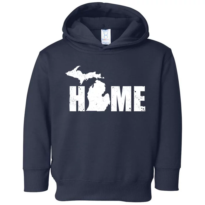 Michigan Home Mitten State Toddler Hoodie