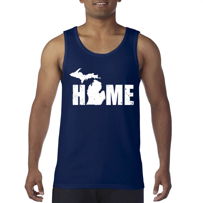 Michigan Home Mitten State Tank Top