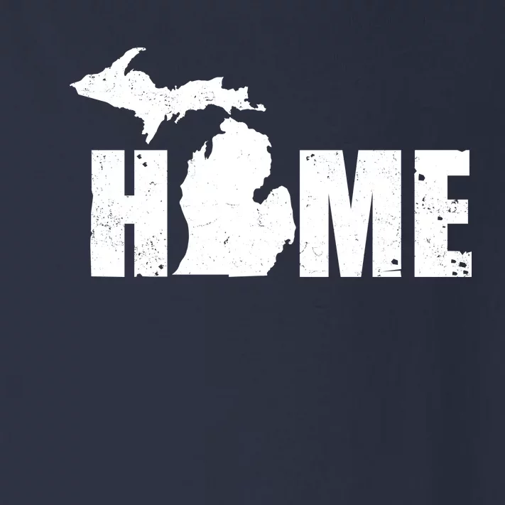 Michigan Home Mitten State Toddler Long Sleeve Shirt