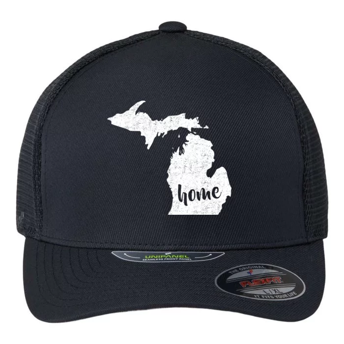 Michigan Home State Flexfit Unipanel Trucker Cap