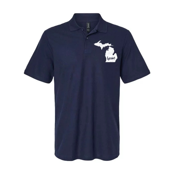 Michigan Home State Softstyle Adult Sport Polo