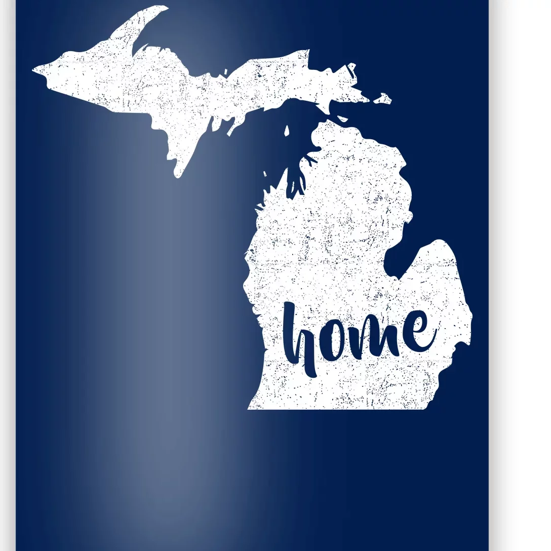 Michigan Home State Poster