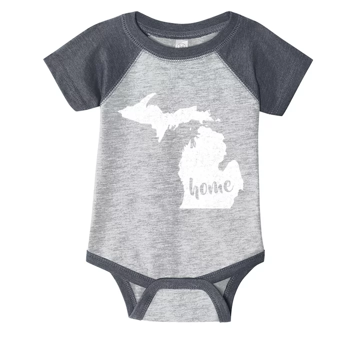 Michigan Home State Infant Baby Jersey Bodysuit