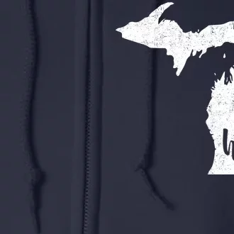 Michigan Home State Full Zip Hoodie