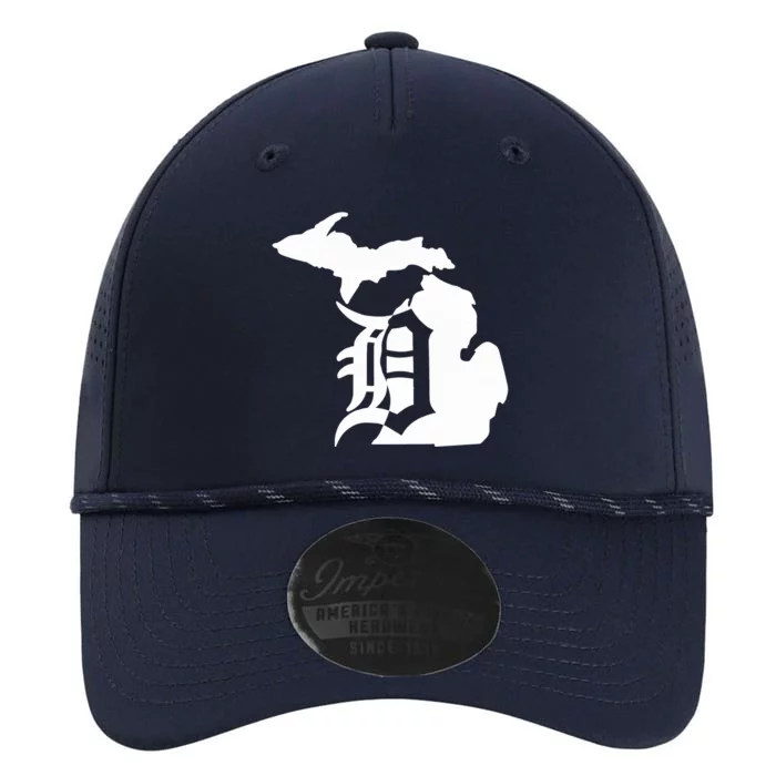 Michigan Mitten Old English D Detroit Performance The Dyno Cap