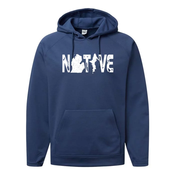 Michigan Native Performance Fleece Hoodie