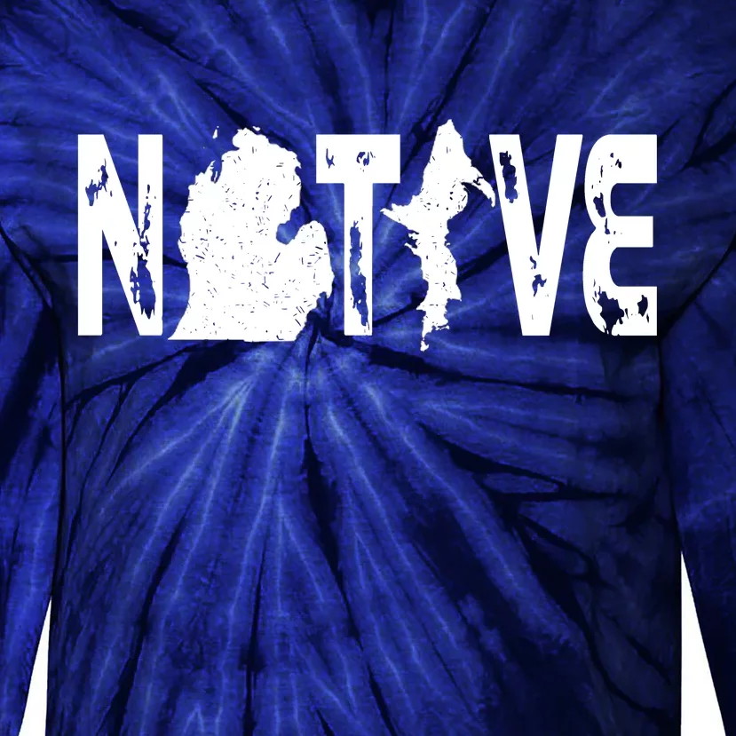 Michigan Native Tie-Dye Long Sleeve Shirt