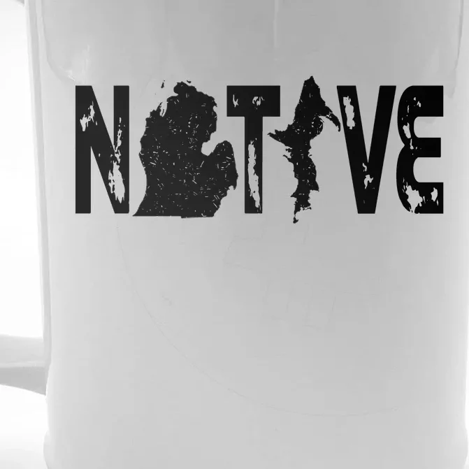 Michigan Native Front & Back Beer Stein