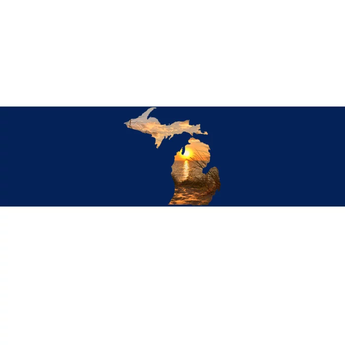 Michigan Sunset Lake Bumper Sticker