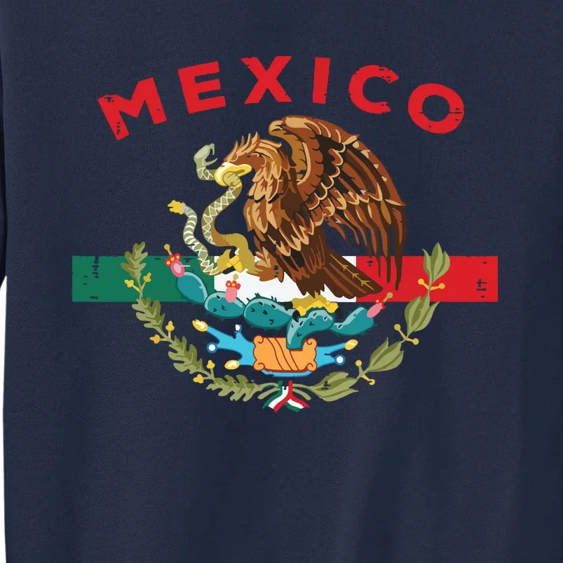 Mexican Independence Day Mexico Flag Eagle Tall Sweatshirt