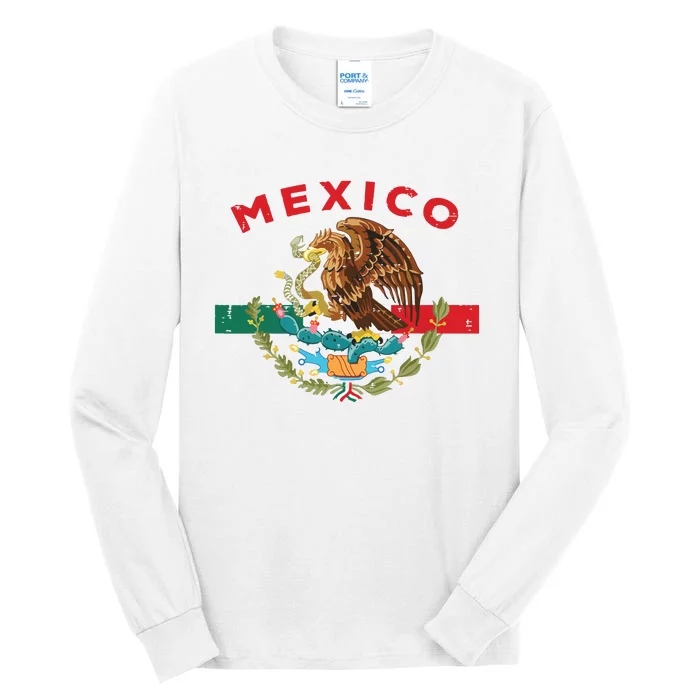 Mexican Independence Day Mexico Flag Eagle Tall Long Sleeve T-Shirt