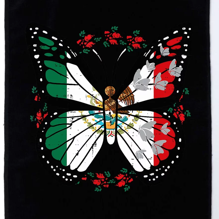 Mexican Independence Day Butterfly Mexico Wo Girl Platinum Collection Golf Towel