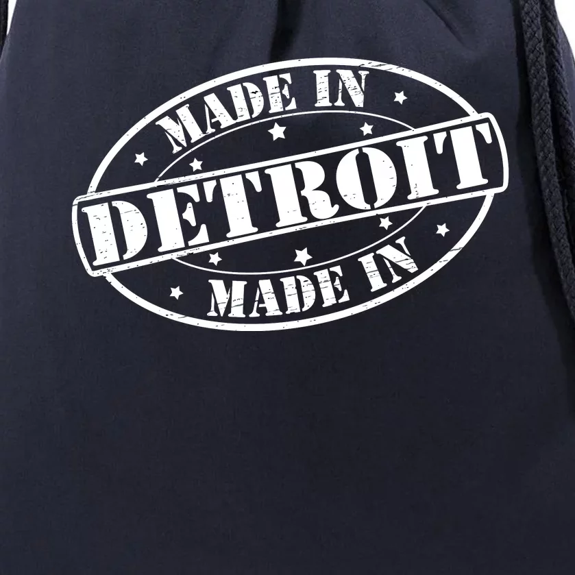 Made In Detroit Drawstring Bag