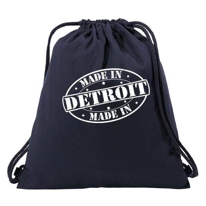 Made In Detroit Drawstring Bag