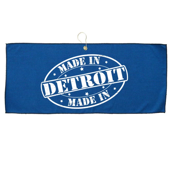 Made In Detroit Large Microfiber Waffle Golf Towel