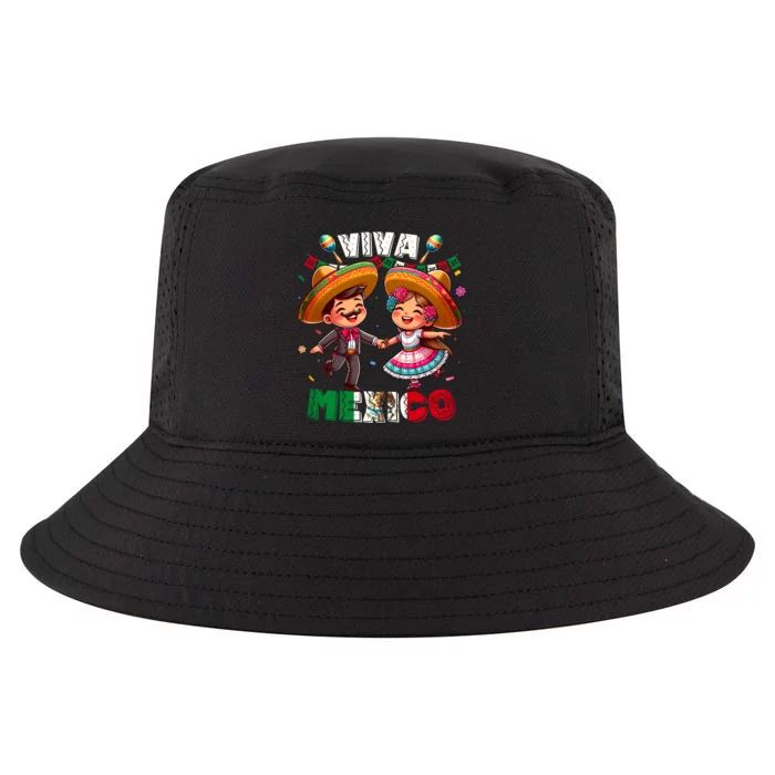 Mexican Independence Day Viva Mexico Cool Comfort Performance Bucket Hat