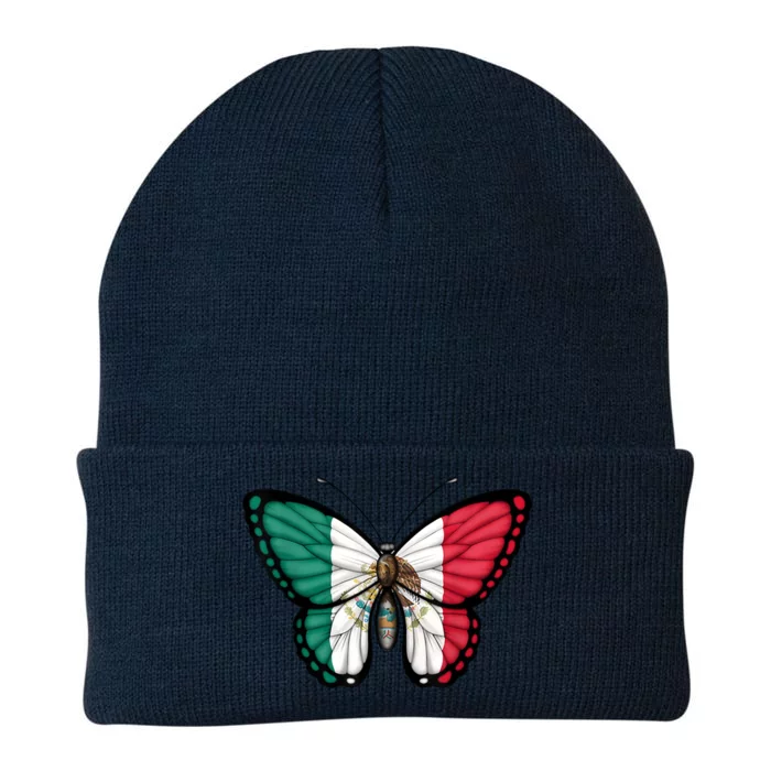 Mexican Independence Day Butterfly Knit Cap Winter Beanie