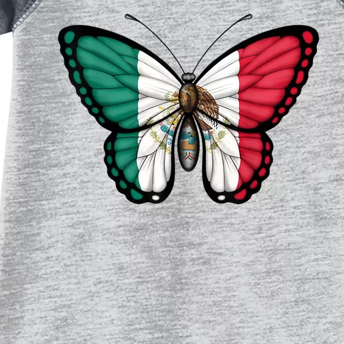 Mexican Independence Day Butterfly Infant Baby Jersey Bodysuit