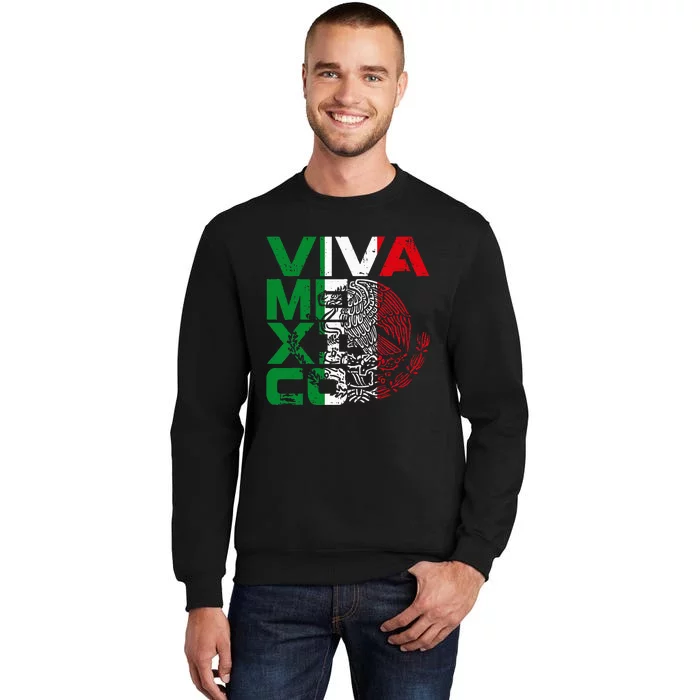 Mexican Independence Day Viva Mexico Tall Sweatshirt