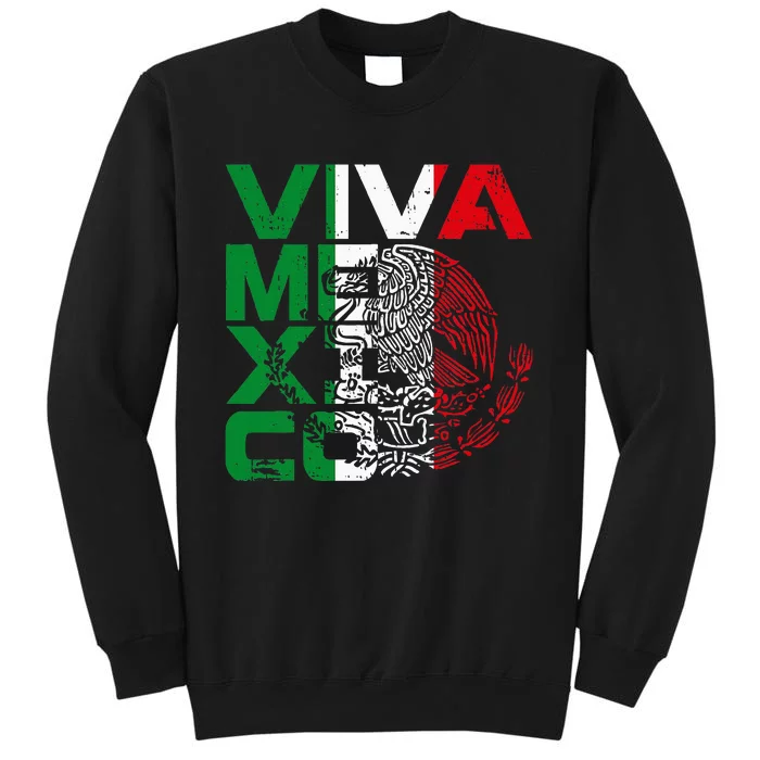 Mexican Independence Day Viva Mexico Tall Sweatshirt