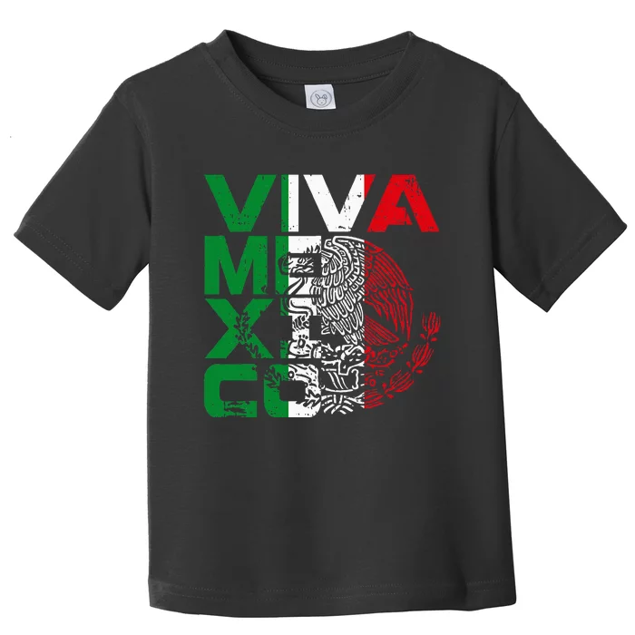 Mexican Independence Day Viva Mexico Toddler T-Shirt