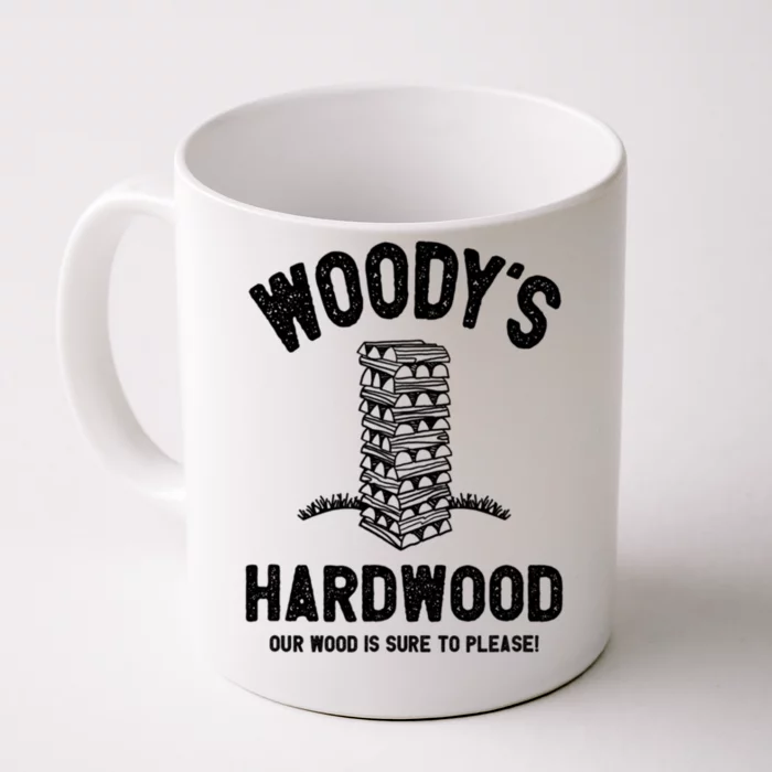 Mens Inappropriate Dirty Adult Humor Funny Woody's Hardwood Front & Back Coffee  Mug