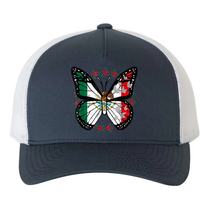 Mexican Independence Day Butterfly Mexico Yupoong Adult 5-Panel Trucker Hat