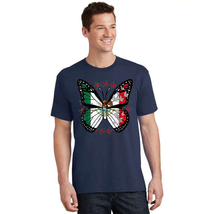 Mexican Independence Day Butterfly Mexico T-Shirt