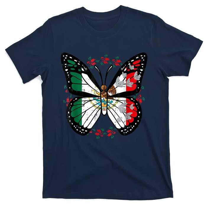 Mexican Independence Day Butterfly Mexico T-Shirt