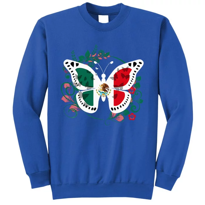 Mexican Independence Day Butterfly Mexico Tall Sweatshirt