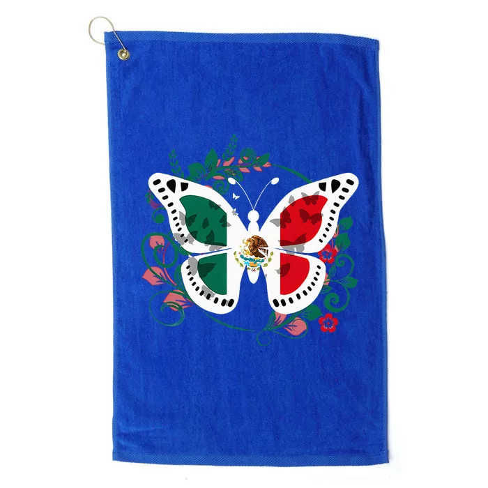 Mexican Independence Day Butterfly Mexico Platinum Collection Golf Towel