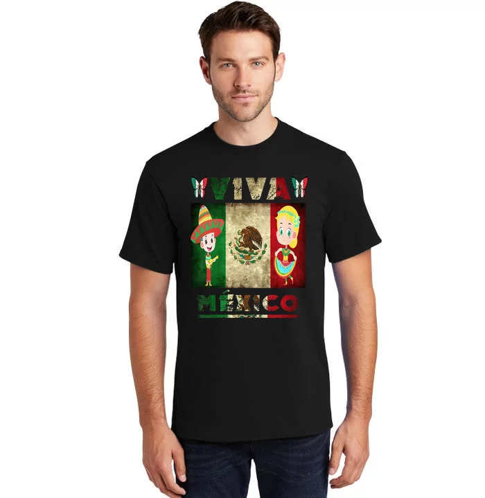 Mexican Independence Day Maracas September 16 Mexic Tall T-Shirt