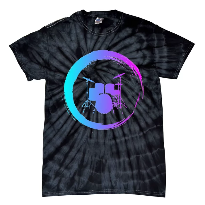 Musical Instrument Drummer Drums Musician Tie-Dye T-Shirt