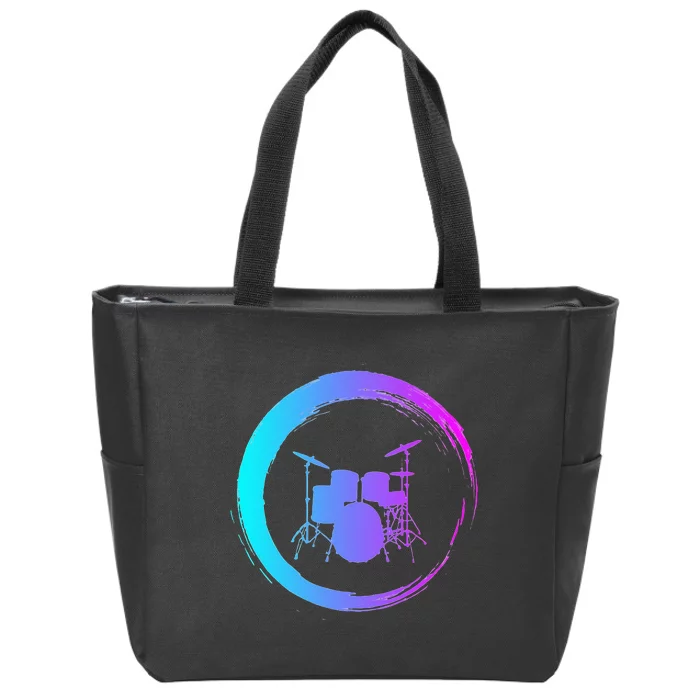 Musical Instrument Drummer Drums Musician Zip Tote Bag