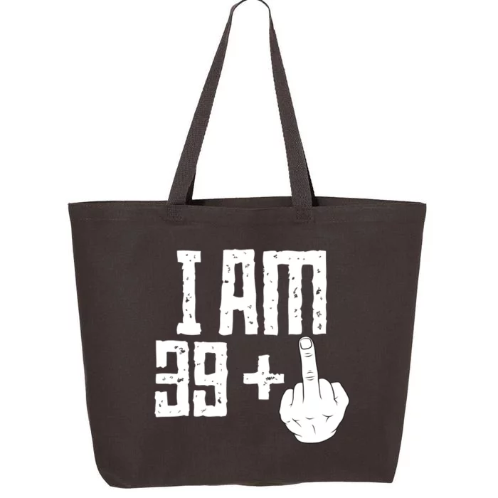 Middle Finger 40th Birthday Funny 25L Jumbo Tote