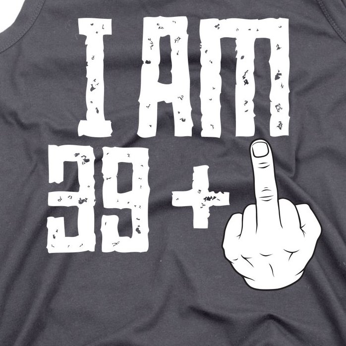 Middle Finger 40th Birthday Funny Tank Top