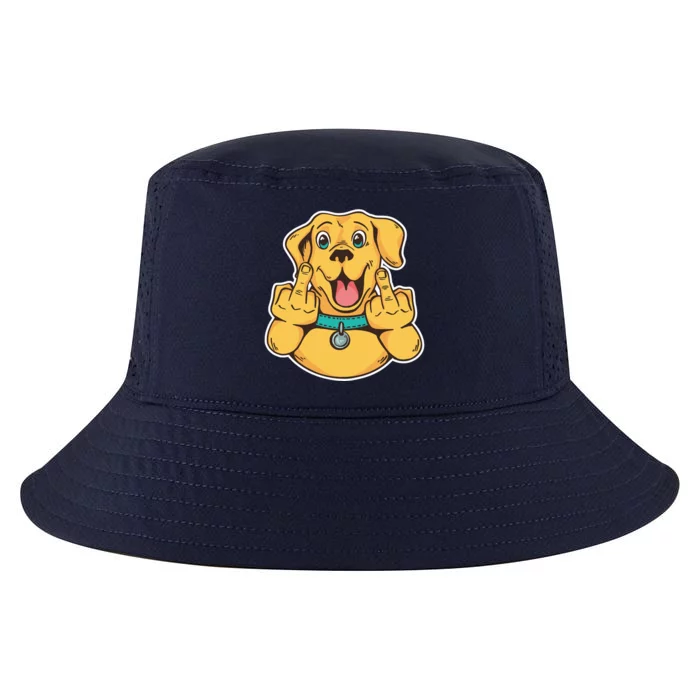 Middle Finger Dog Cool Comfort Performance Bucket Hat