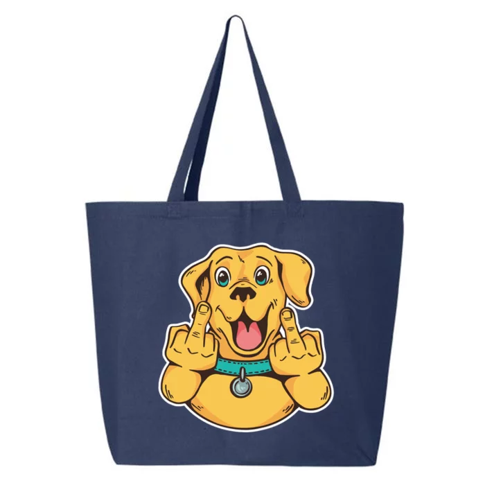 Middle Finger Dog 25L Jumbo Tote