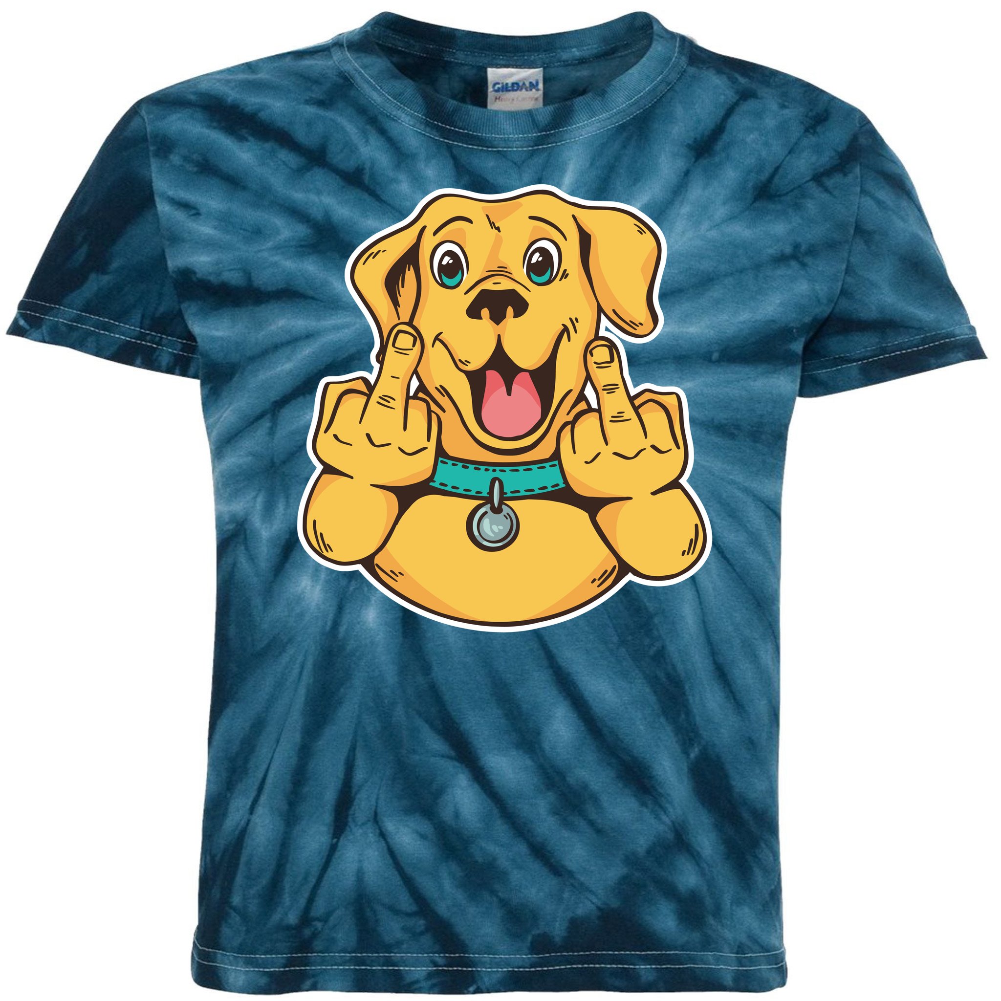 dog middle finger shirt