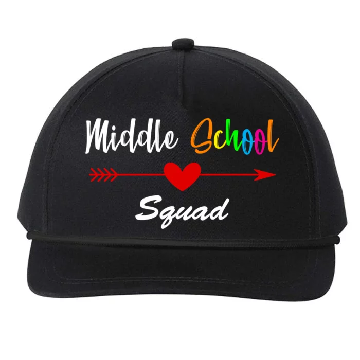 Middle School Squad Snapback Five-Panel Rope Hat