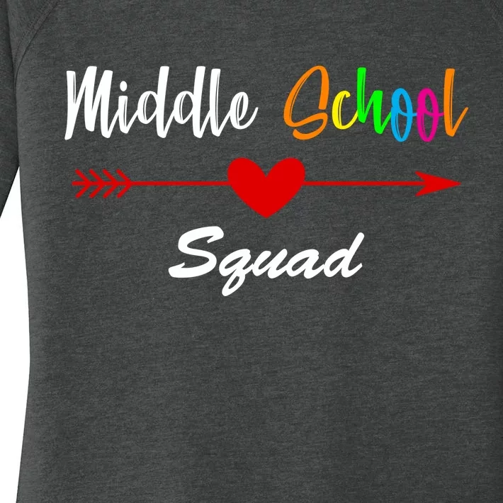 Middle School Squad Women's Perfect Tri Tunic Long Sleeve Shirt