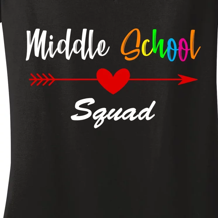 Middle School Squad Women's V-Neck T-Shirt