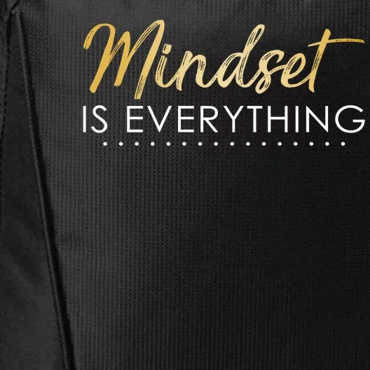 Mindset Is Everything Positive Quote City Backpack