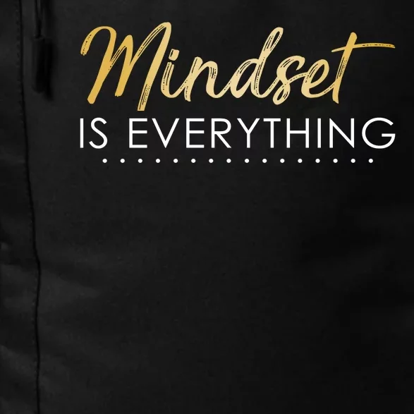 Mindset Is Everything Positive Quote Daily Commute Backpack