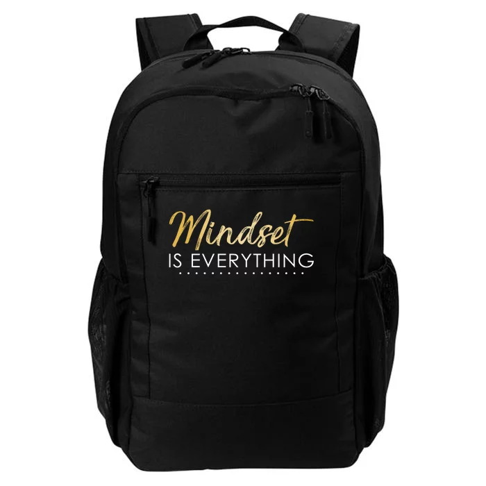 Mindset Is Everything Positive Quote Daily Commute Backpack