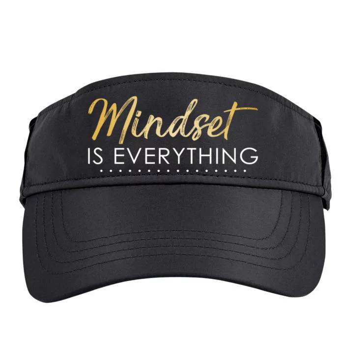 Mindset Is Everything Positive Quote Adult Drive Performance Visor