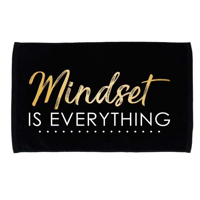 Mindset Is Everything Positive Quote Microfiber Hand Towel