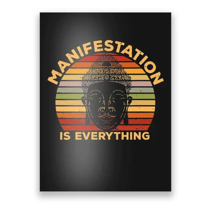 Manifestation Is Everything Law Of Attraction And Yoga Poster