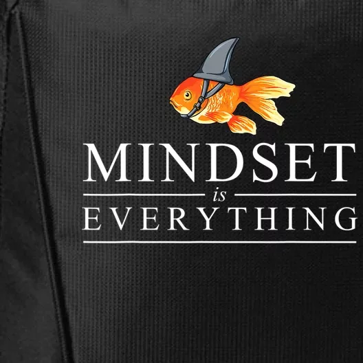 Mindest Is Everything Motivational Quote Inspiration City Backpack