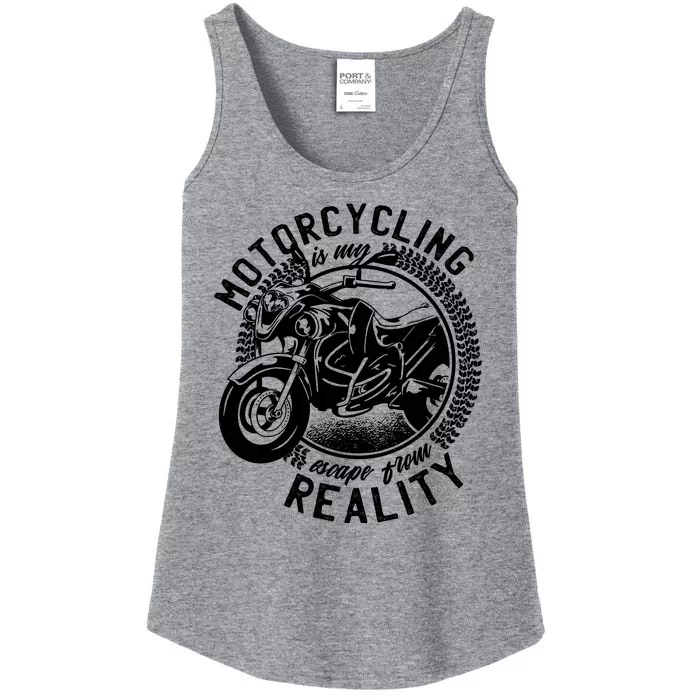 Motorcycling Is Escape From Reality Ladies Essential Tank